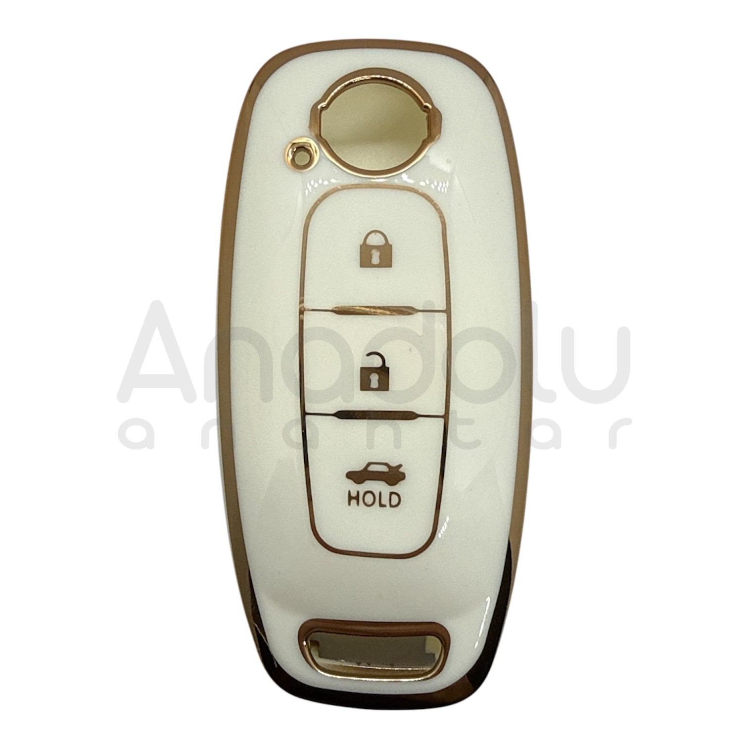 Nissan Smart Nano Silicone Cover 3 Button White Nissan Smart Nano Silicone Cover 3 Button White