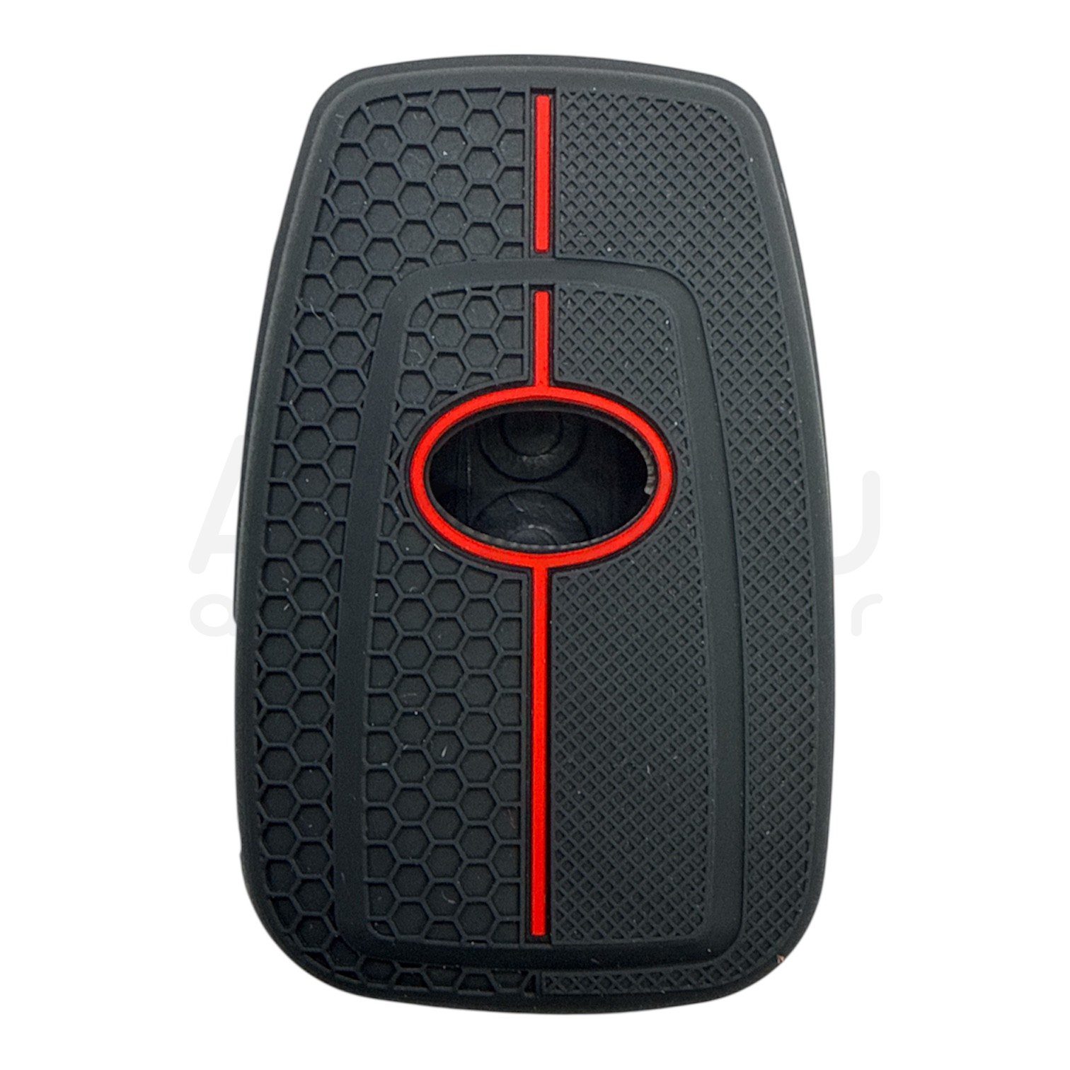 Toyota Honeycomb Pattern Case 3 Button Red Toyota Honeycomb Pattern Case 3 Button Red - Image 2