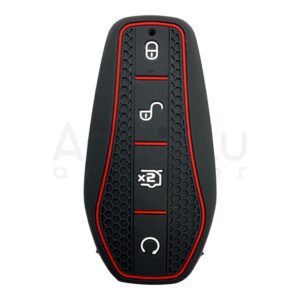 BYD Honeycomb Pattern Case 4 Button Red