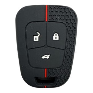 Opel Honeycomb Pattern Case 3 Button Red