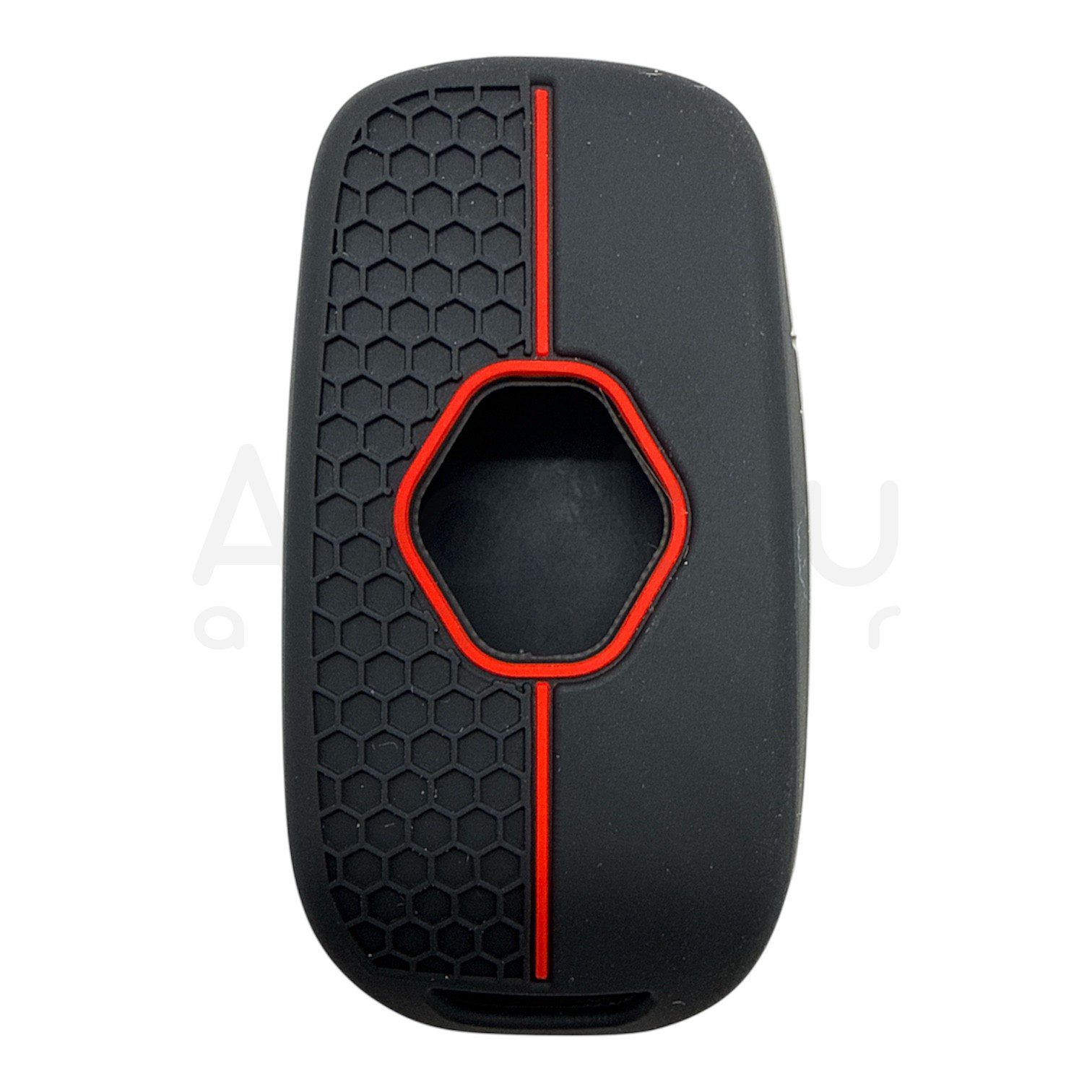 Renault Flip Key Honeycomb Pattern Case 2 Button Red Renault Flip Key Honeycomb Pattern Case 2 Button Red - Image 2