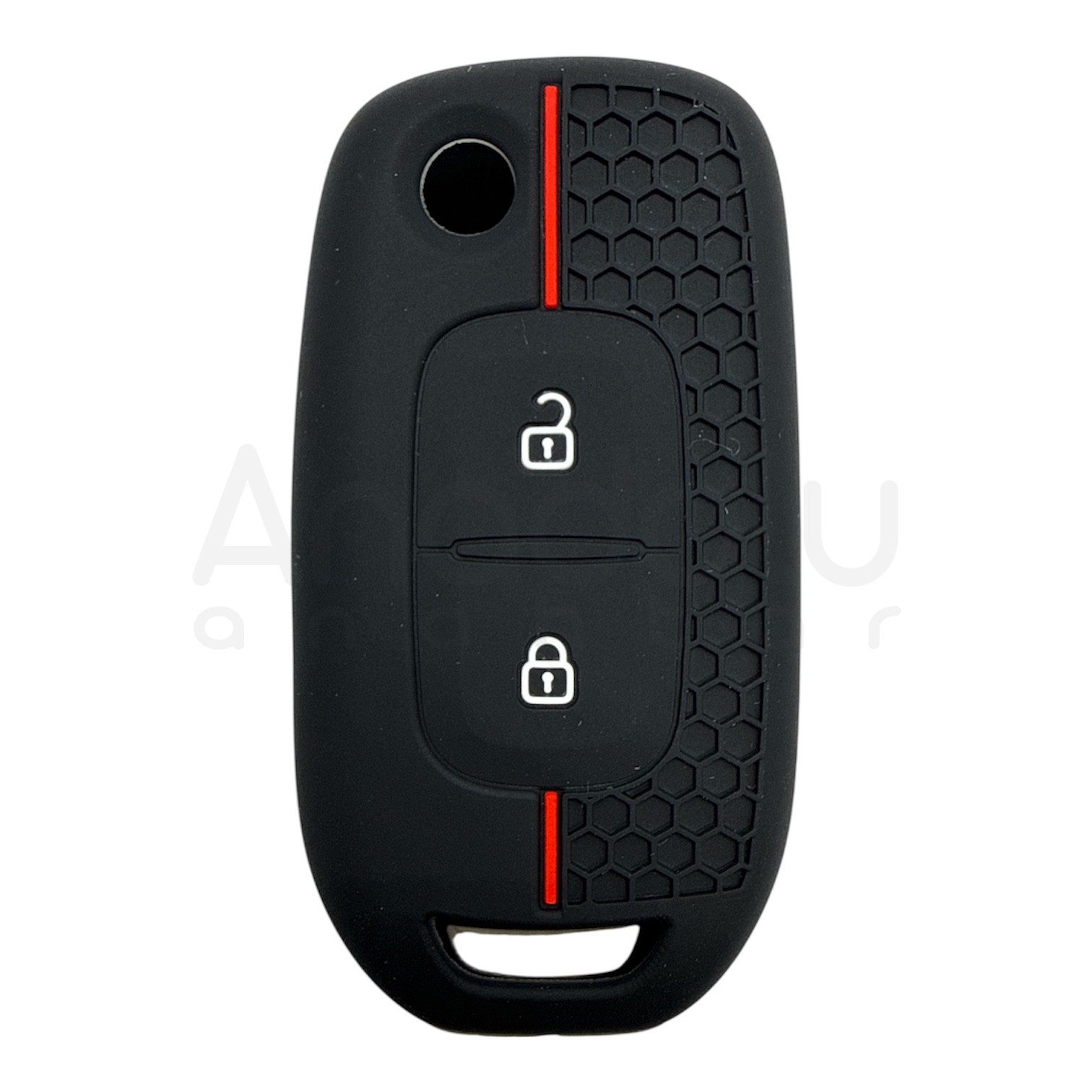 Renault Flip Key Honeycomb Pattern Case 2 Button Red Renault Flip Key Honeycomb Pattern Case 2 Button Red