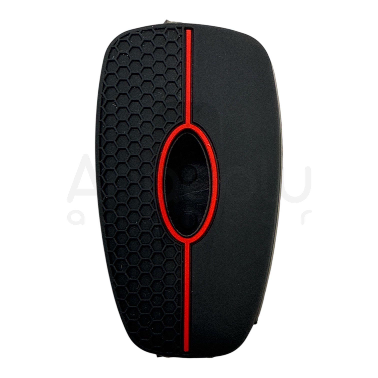 Ford Flip Key Honeycomb Pattern Case 3 Button Red Ford Flip Key Honeycomb Pattern Case 3 Button Red - Image 2