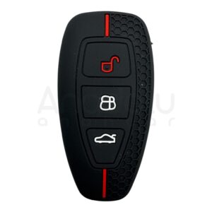 Ford Smart Honeycomb Pattern Case 3 Button Red