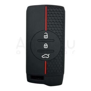 Chery Tiggo 7 Plus Honeycomb Pattern Case 3 Button Red