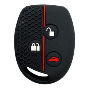 Ford Honeycomb Pattern Case 3 Button Red