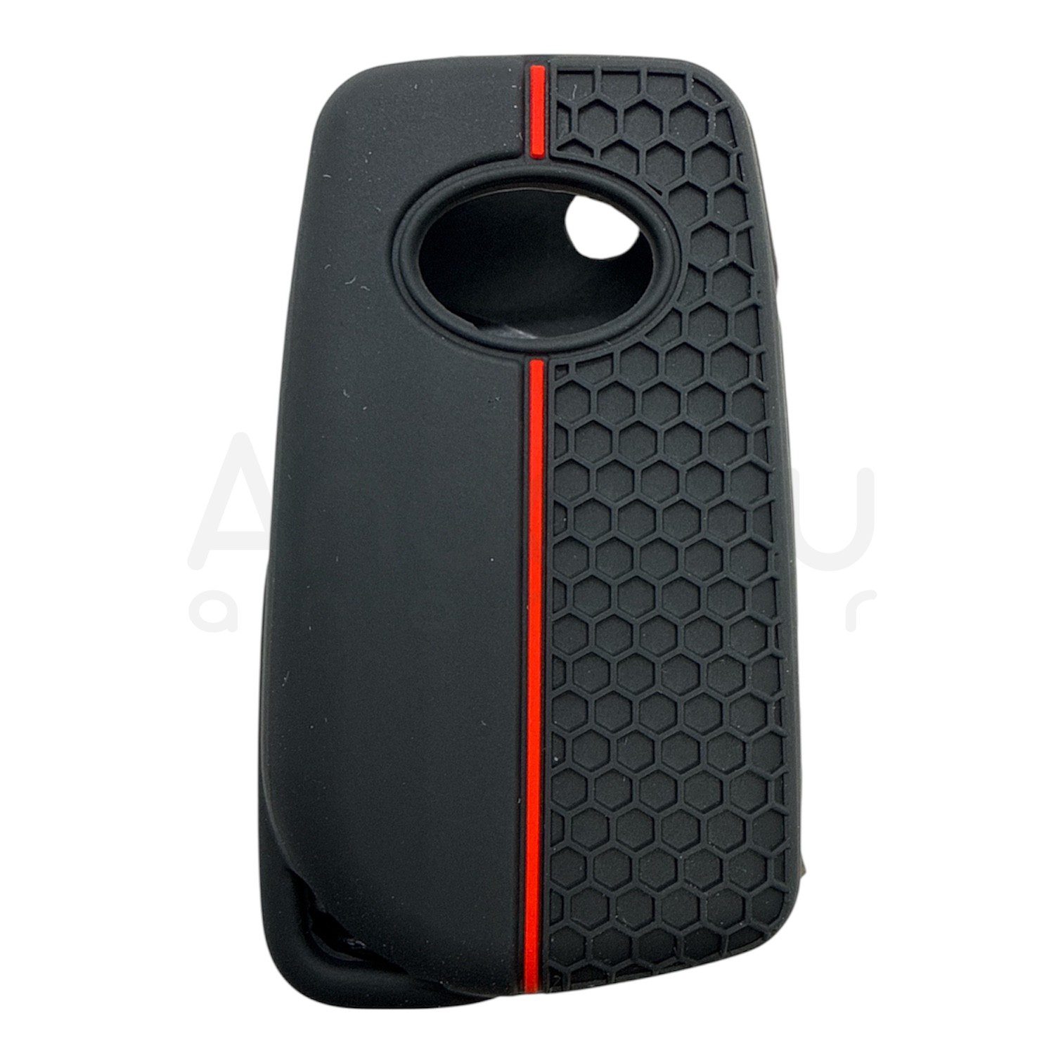 Toyota Honeycomb Pattern Case 3 Button Red Toyota Honeycomb Pattern Case 3 Button Red - Image 2