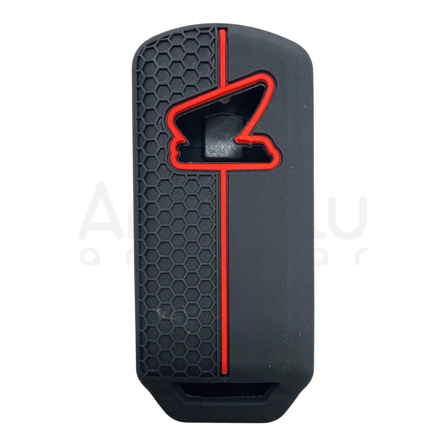 Honda Motorcycle Honeycomb Pattern Case 3 Button Red Honda Motorcycle Honeycomb Pattern Case 3 Button Red - Image 2