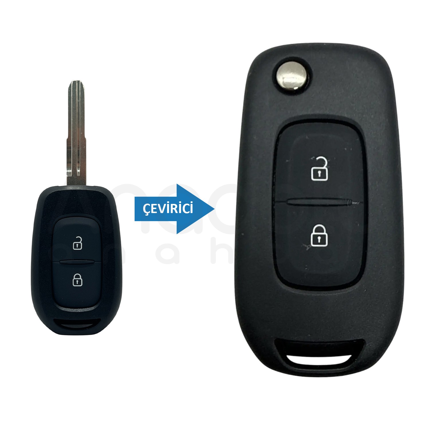 Renault Flip Conversion Remote Shell 2 Button Renault Flip Conversion Remote Shell 2 Button