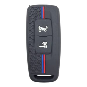 1727-PD | Honda Motorcycle Honeycomb Cover Key 2 Button Colorfull