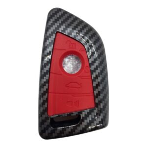 2710KARBON RED | BMW FEM Carbon Fiber Cover Key Red