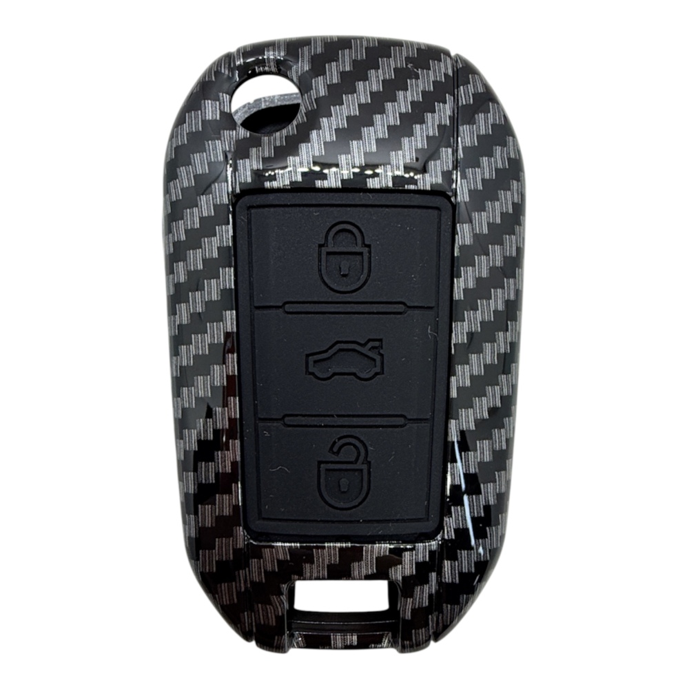 3410KARBON | Peugeot - Citroen Flip 3 Button Carbon Fiber Cover Key 3410KARBON | Peugeot - Citroen Flip 3 Button Carbon Fiber Cover Key