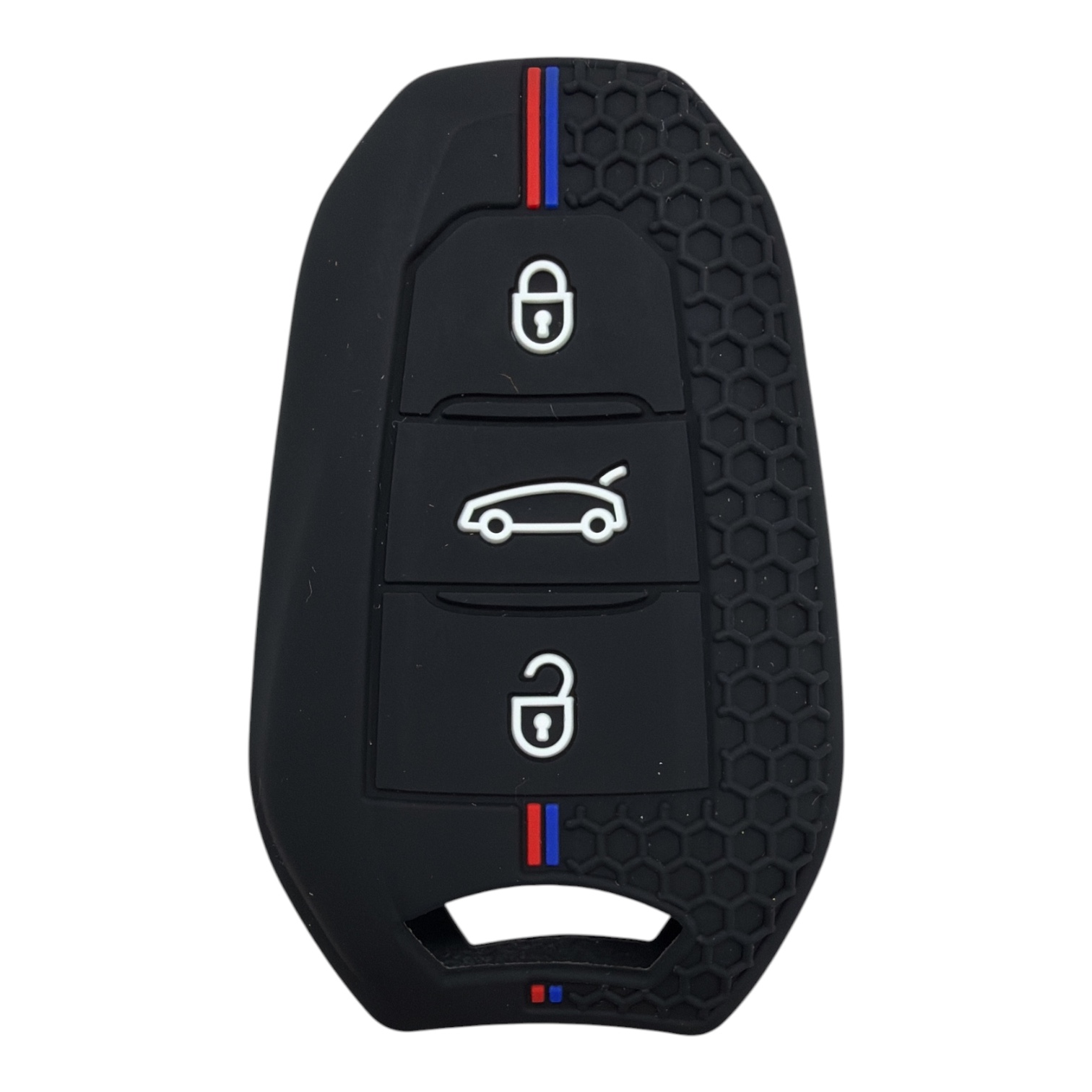 3412-PD | Peugeot Smart Honeycomb Cover Key 3 Button Colorfull 3412-PD | Peugeot Smart Honeycomb Cover Key 3 Button Colorfull