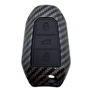 3412KARBON | Peugeot - Citroen Smart 3 Button Carbon Fiber Cover Key