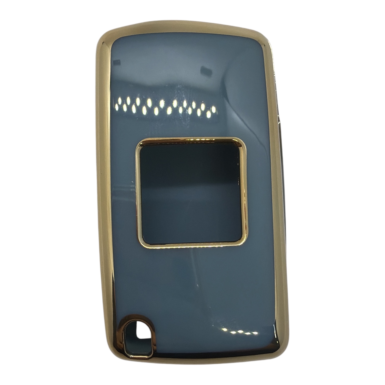 3413-G | Peugeot Flip Nano Silicone Case 2 Button Gray 3413-G | Peugeot Flip Nano Silicone Case 2 Button Gray - Image 2