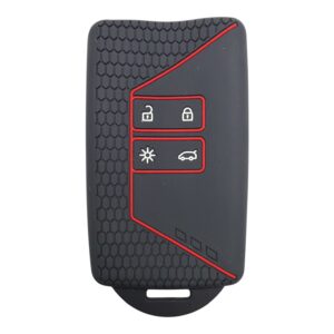 3510-PK-1 | Renault Card Honeycomb Cover Key 4 Button Red