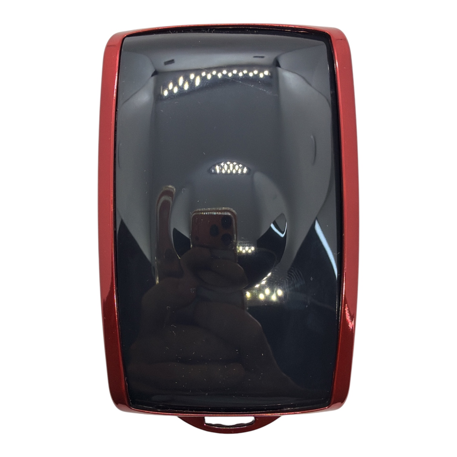 3558-BK | Renault Card Key Nano Silicone Case 4 Button Black Red 3558-BK | Renault Card Key Nano Silicone Case 4 Button Black Red - Image 2
