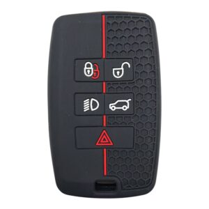 3611-PK | Range Rover Smart Honeycomb Cover Key 5 Button Red